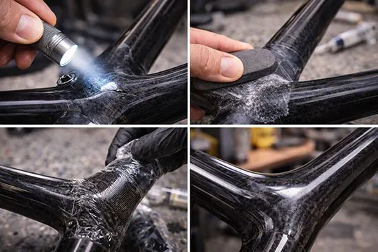 Carbon Frame Repair Process Carbon Frame Repair Process